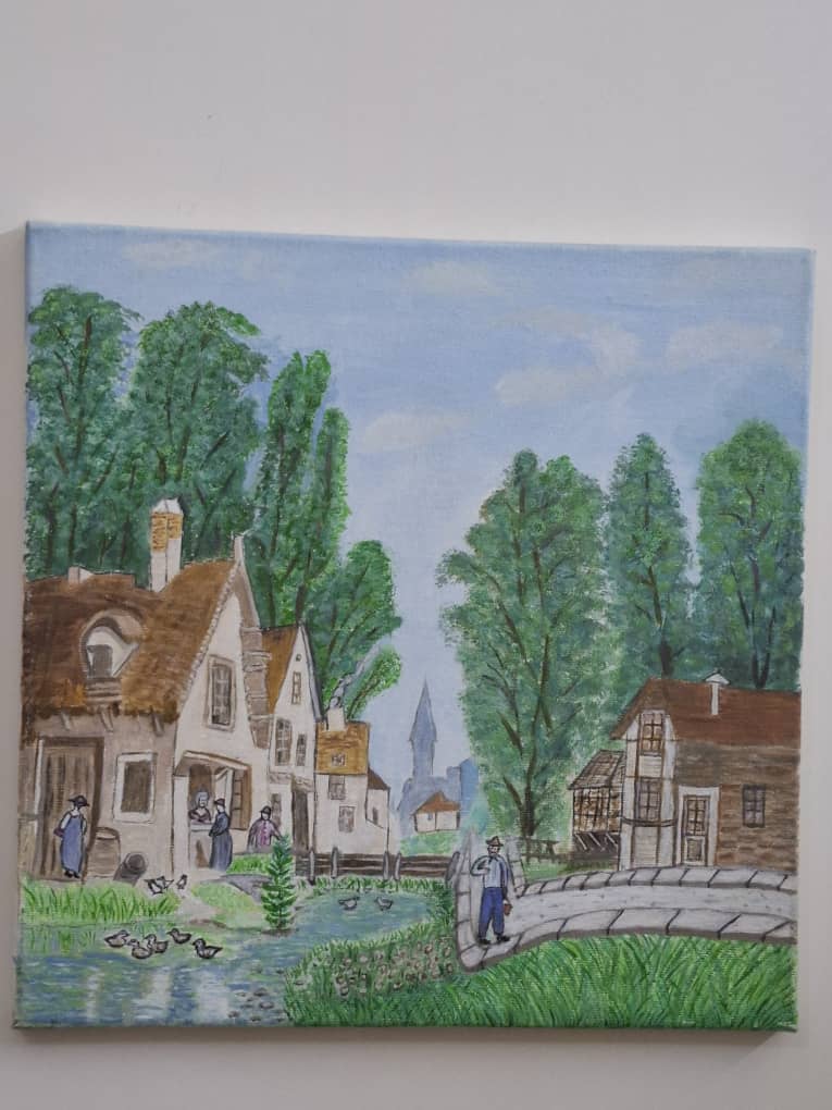 قرية عند الجدول